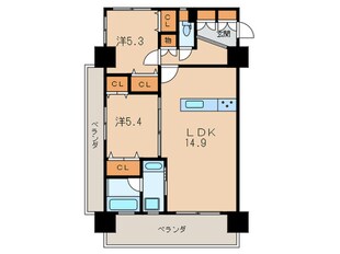 KSK門司コアプレイスの物件間取画像